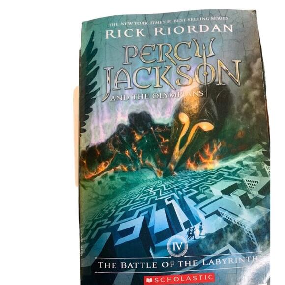 Percy Jackson Complete Series Set 1-5 Paperback Books Rick Riordan Lot of 5 - Picture 7 of 8
